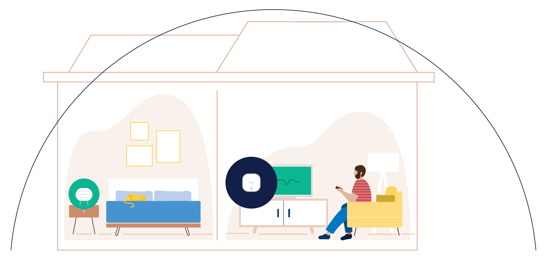 1B House Graphic