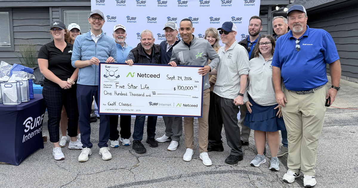 Surf Internet Rallies Business Partners to Raise $100,000 for Five Star Life