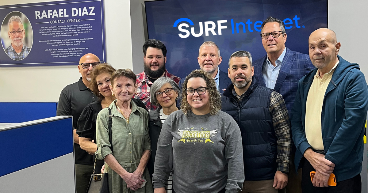 Surf Internet Honors Ralph Diaz by Naming La Porte Contact Center in His Memory