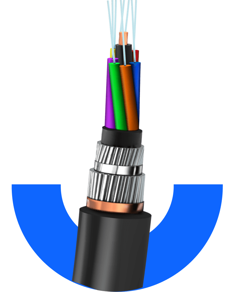 fiber optic cable cross section