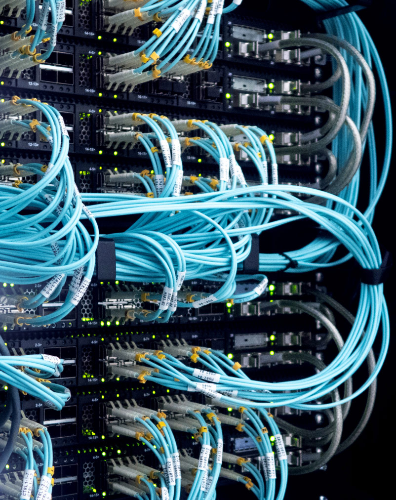 fiber optic cable server infrastructure